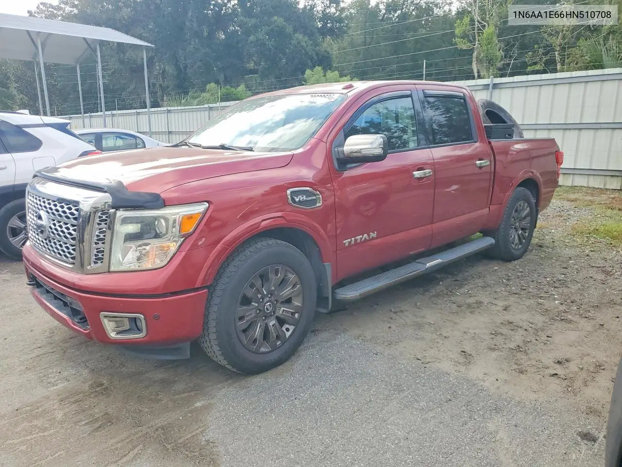 NISSAN TITAN 2017, VIN 1N6AA1E66HN510708
