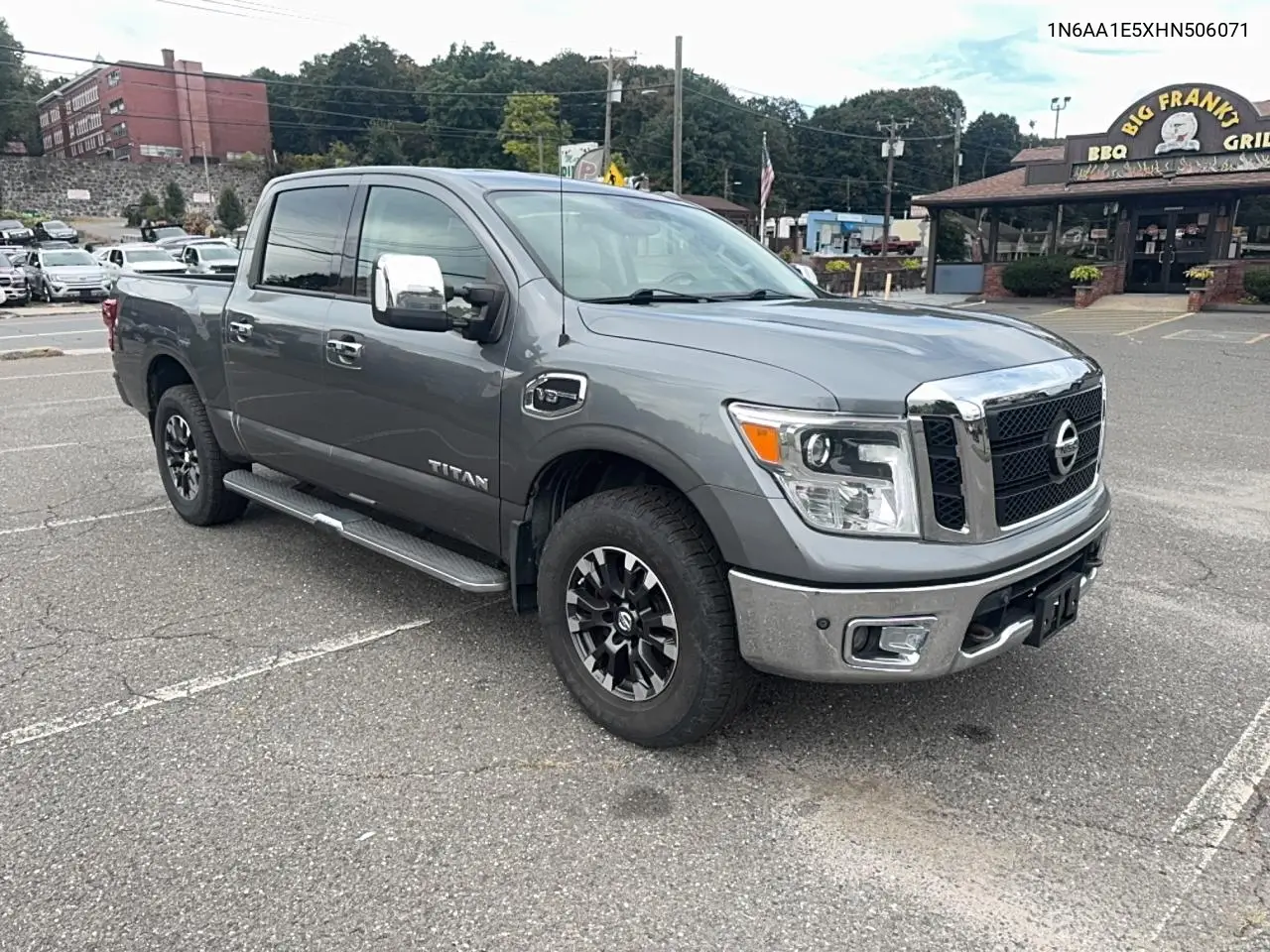 NISSAN TITAN 2017, VIN 1N6AA1E5XHN506071