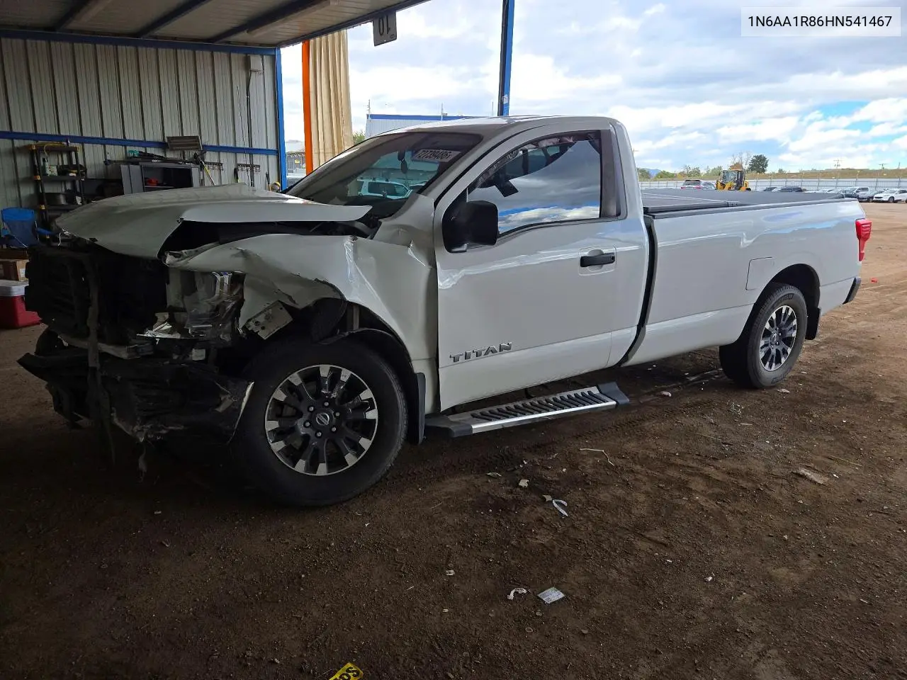 NISSAN TITAN 2017, VIN 1N6AA1R86HN541467