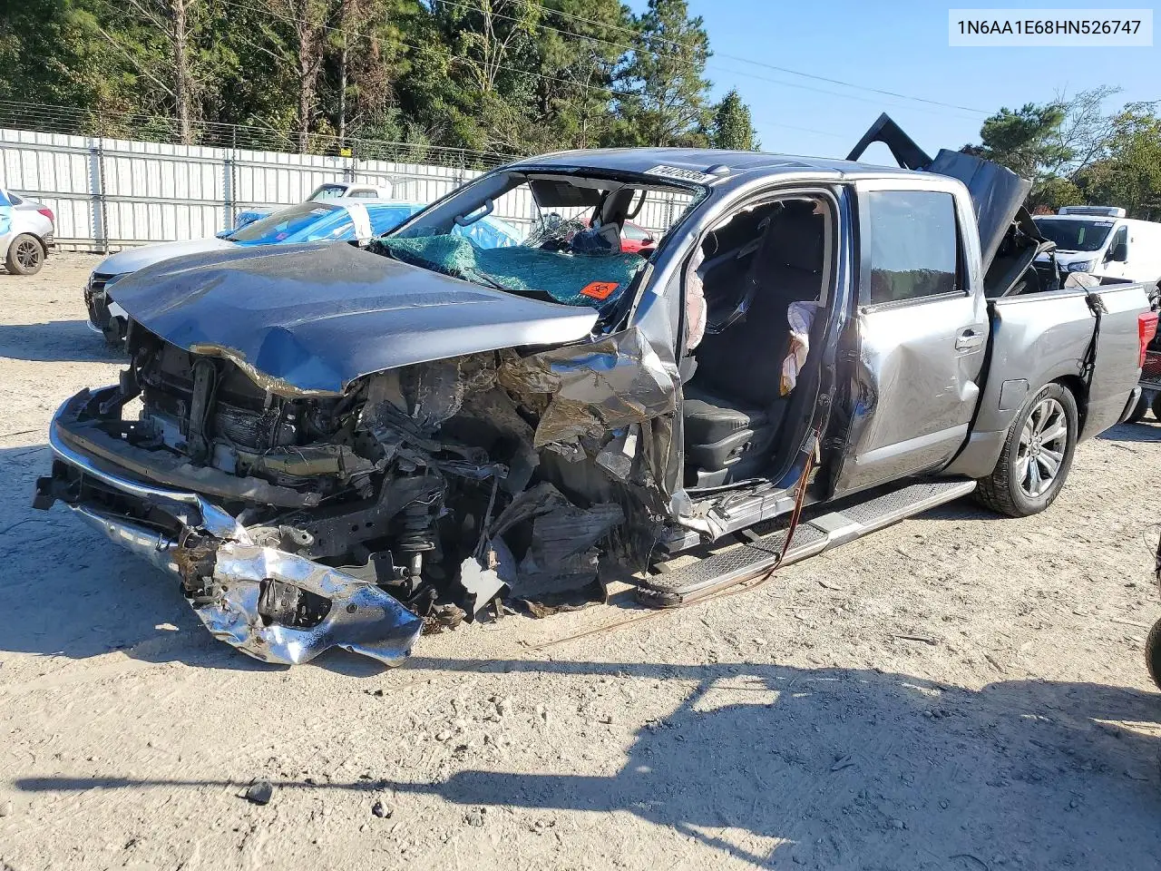 NISSAN TITAN 2017, VIN 1N6AA1E68HN526747