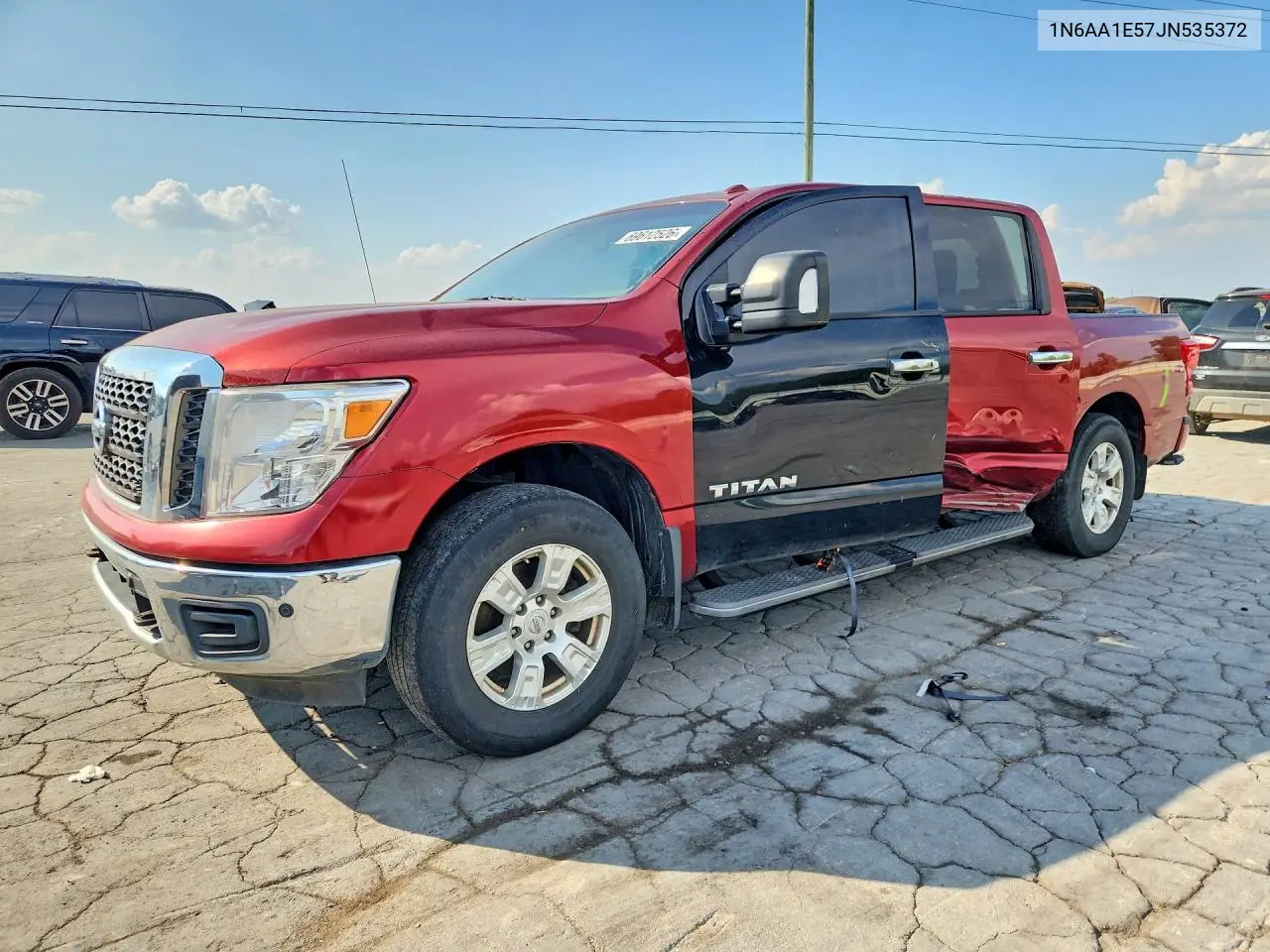 NISSAN TITAN 2018, VIN 1N6AA1E57JN535372