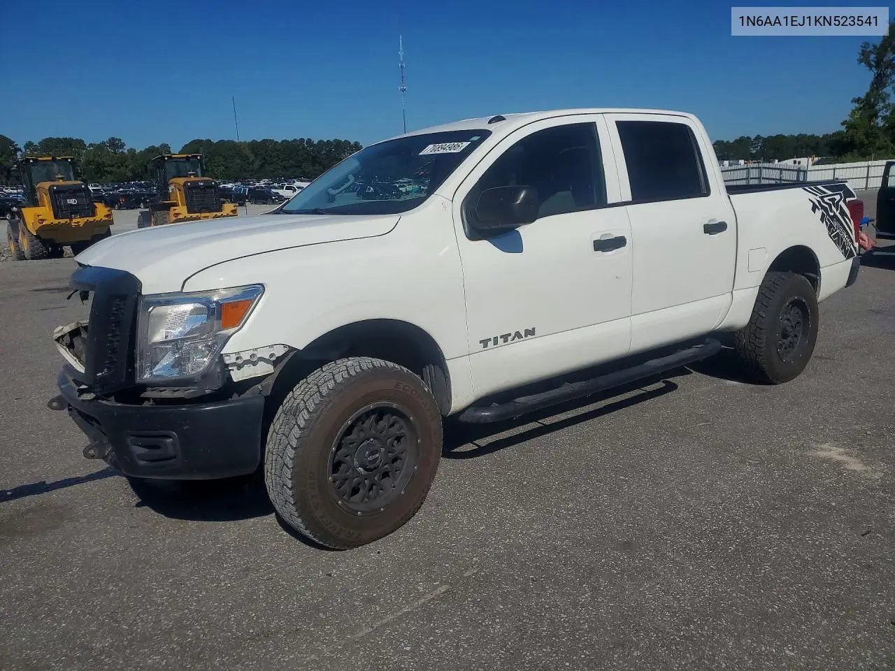 NISSAN TITAN 2019, VIN 1N6AA1EJ1KN523541