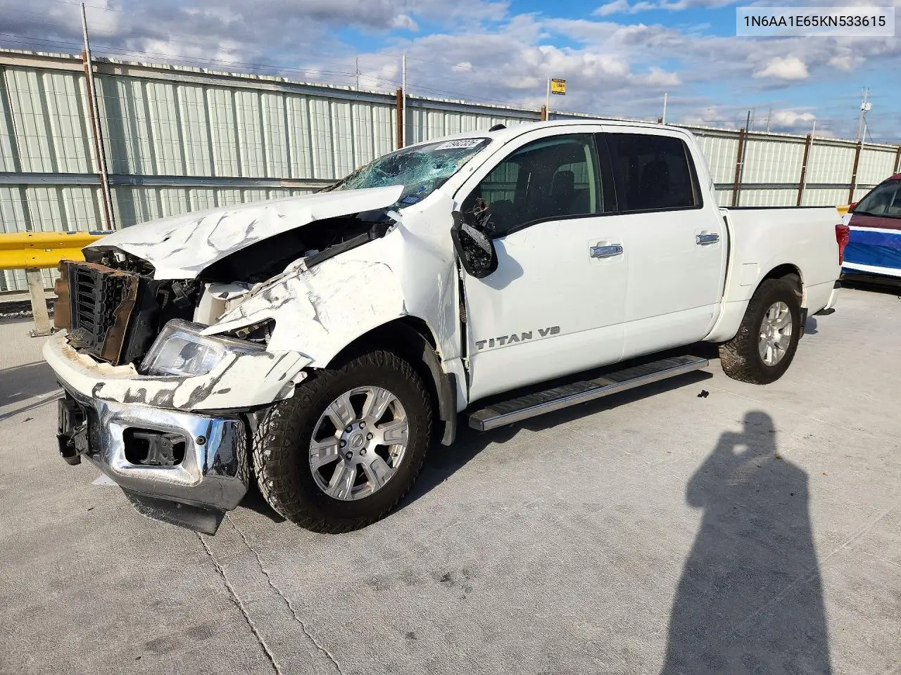 NISSAN TITAN 2019, VIN 1N6AA1E65KN533615
