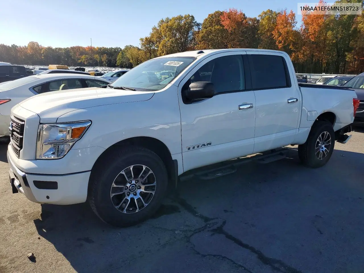 NISSAN TITAN 2021, VIN 1N6AA1EF6MN518723