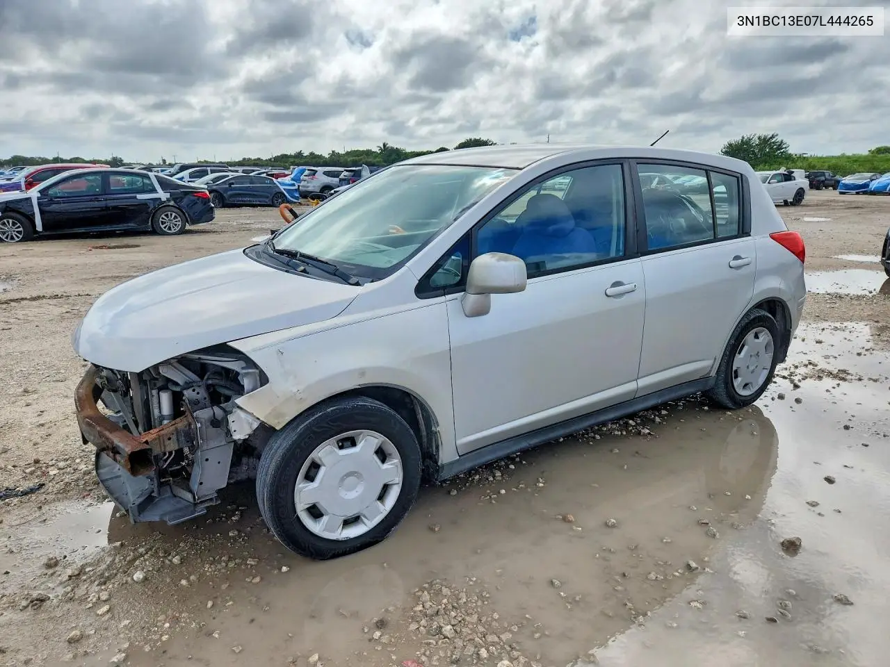 NISSAN VERSA 2007, VIN 3N1BC13E07L444265