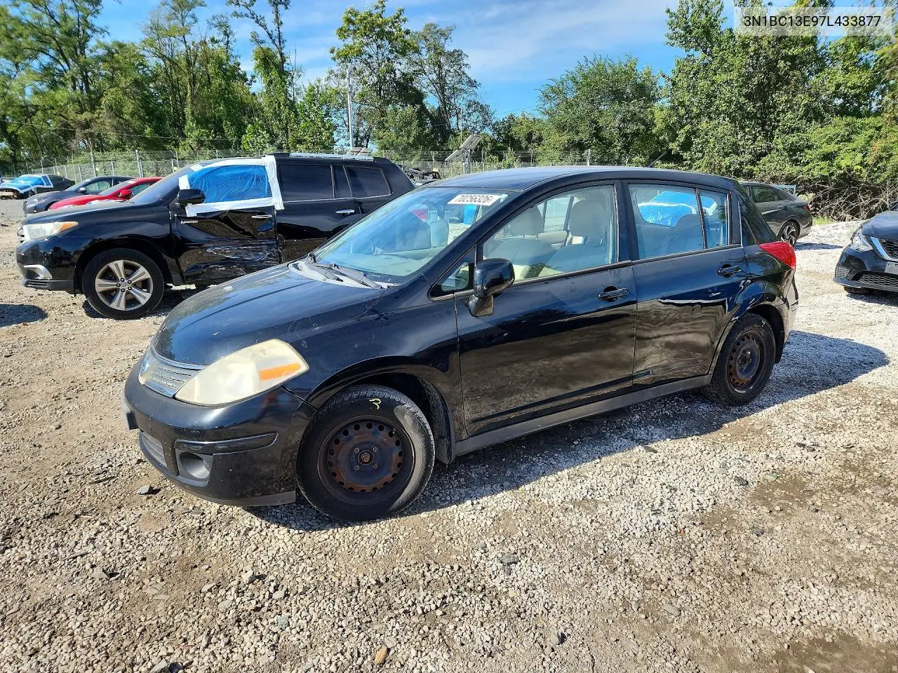 NISSAN VERSA 2007, VIN 3N1BC13E97L433877