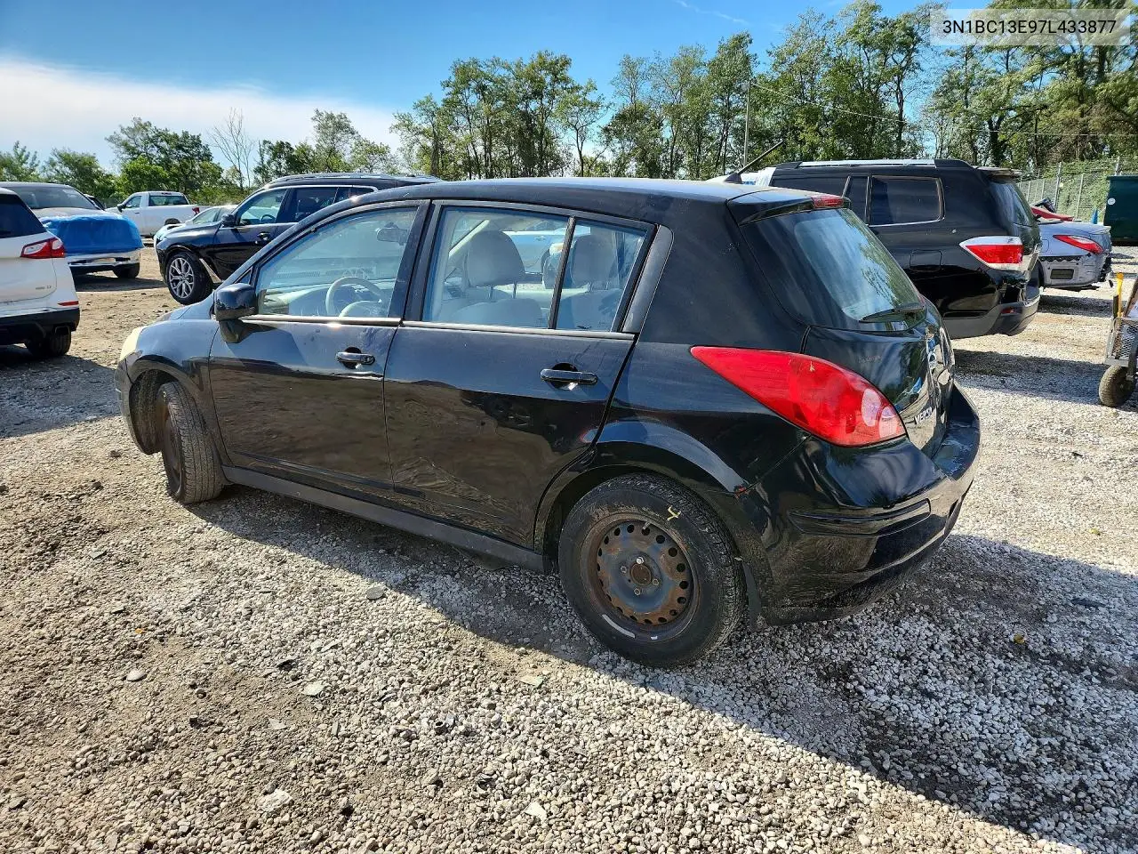 2007 NISSAN VERSA VIN 3N1BC13E97L433877 — фото 2