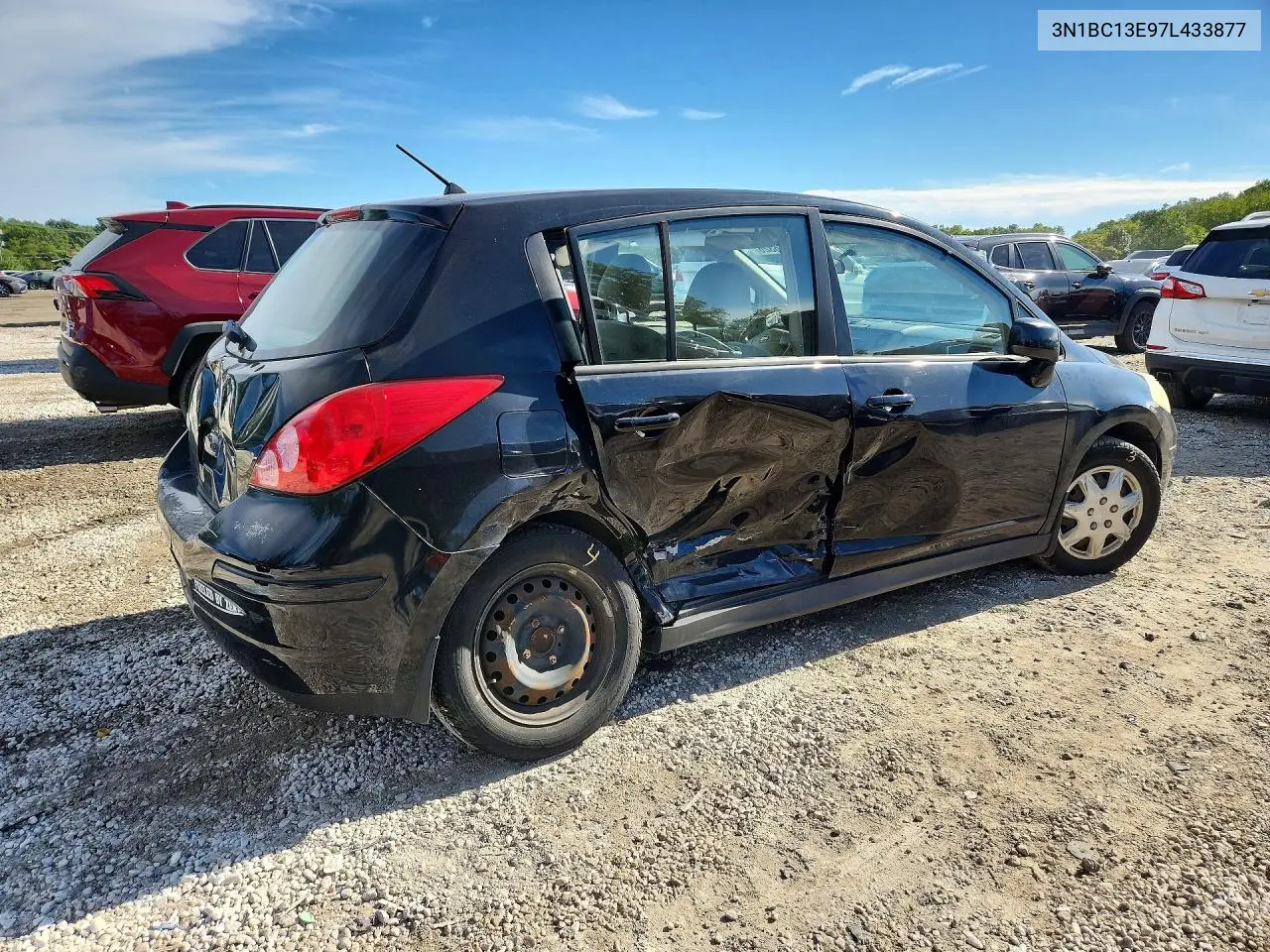 2007 NISSAN VERSA VIN 3N1BC13E97L433877 — фото 3