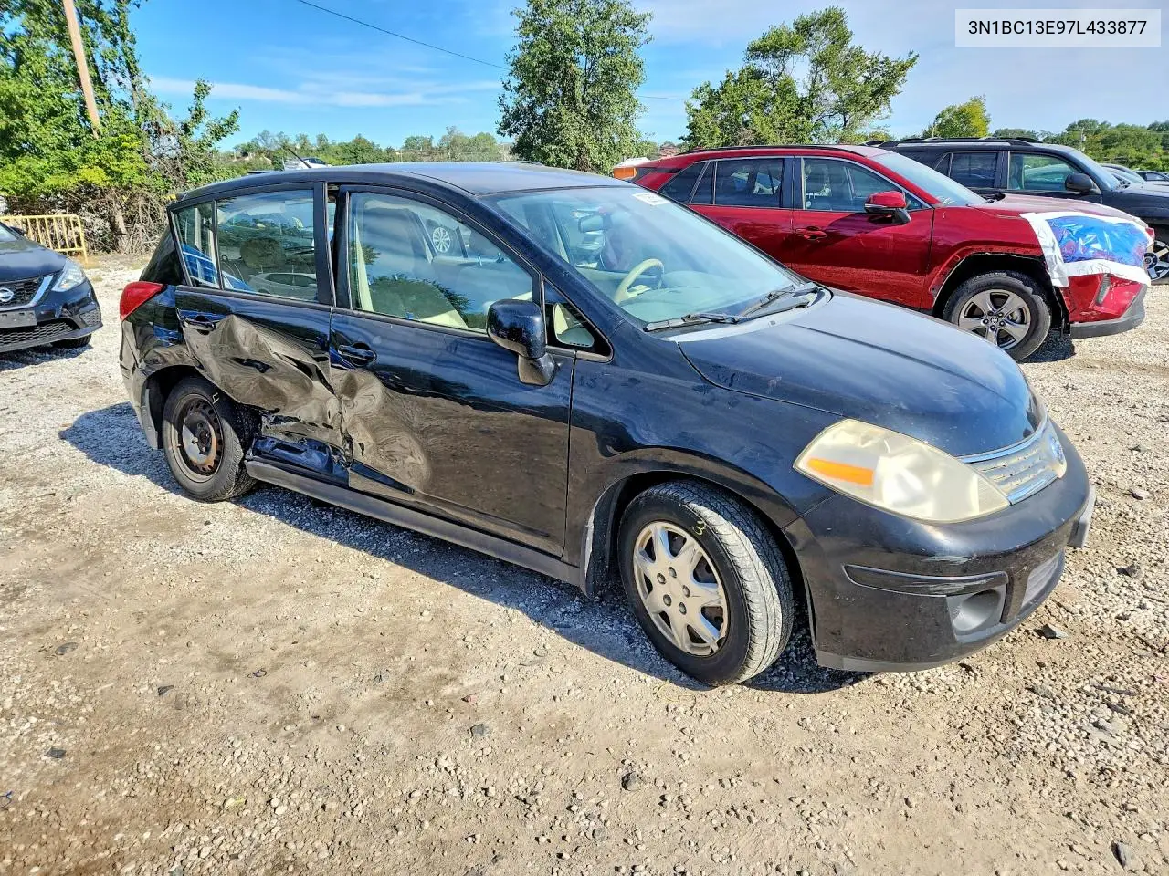 2007 NISSAN VERSA VIN 3N1BC13E97L433877 — фото 4