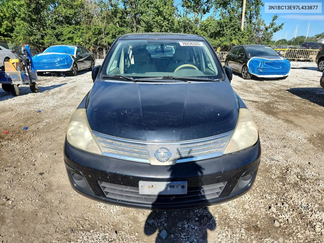 2007 NISSAN VERSA VIN 3N1BC13E97L433877 — фото 5