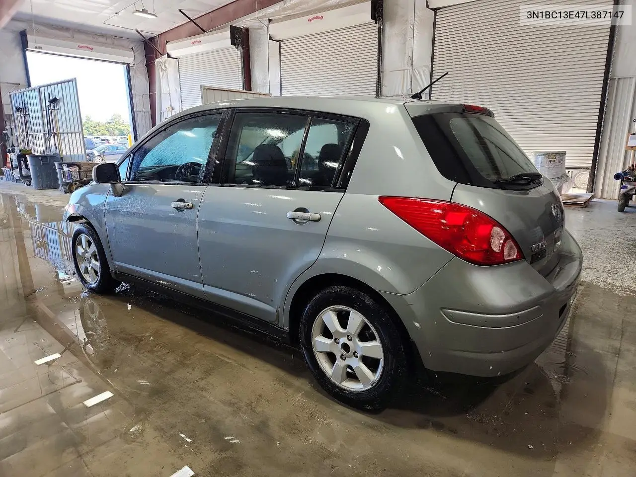 2007 NISSAN VERSA VIN 3N1BC13E47L387147 — фото 2