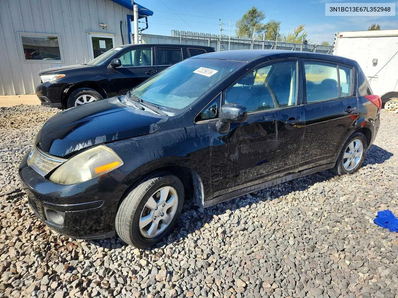 NISSAN VERSA 2007, VIN 3N1BC13E67L352948
