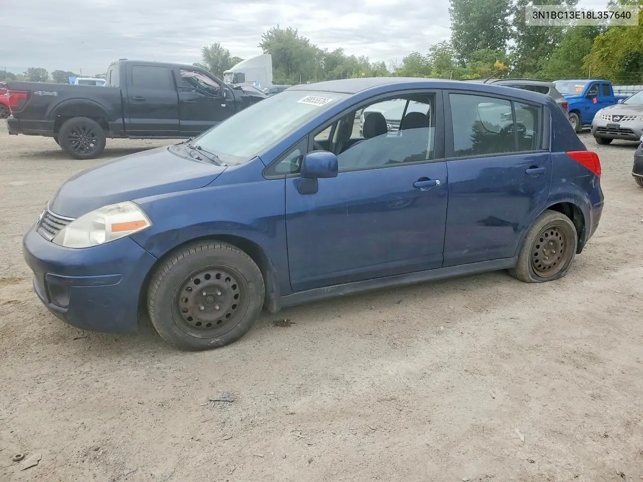 NISSAN VERSA 2008, VIN 3N1BC13E18L357640