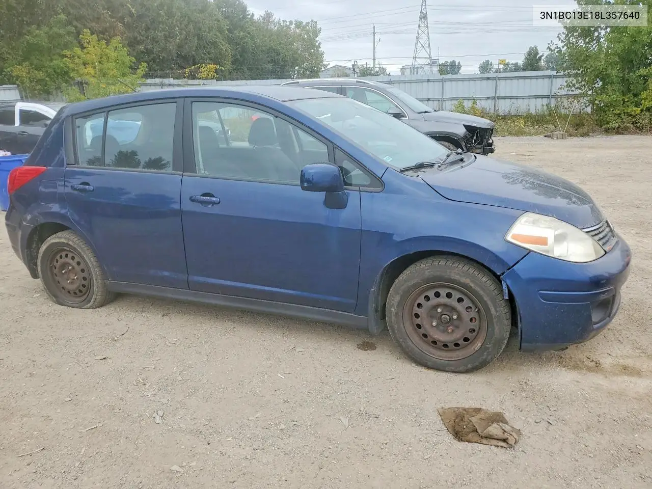 2008 NISSAN VERSA VIN 3N1BC13E18L357640 — фото 4
