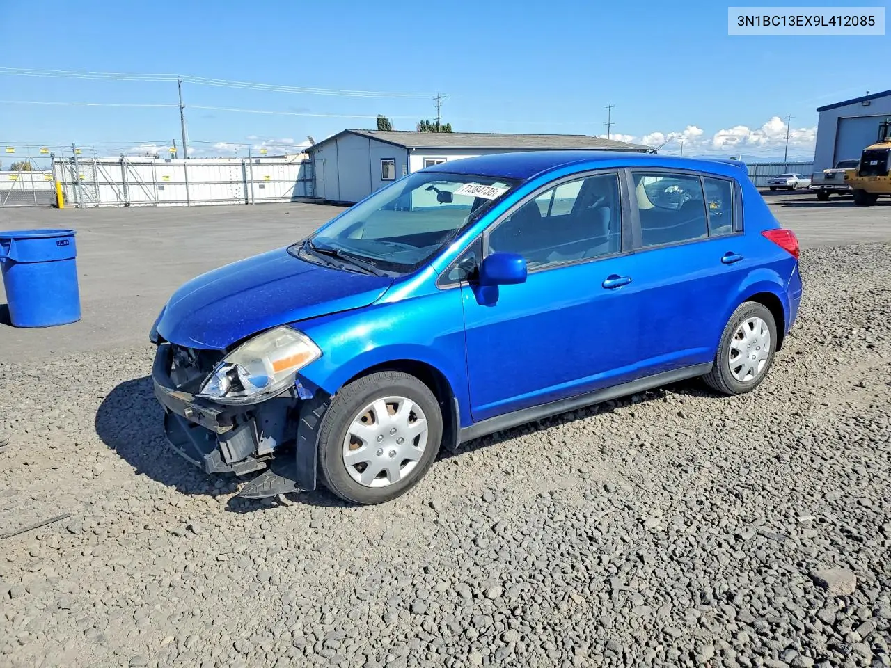 NISSAN VERSA 2009, VIN 3N1BC13EX9L412085