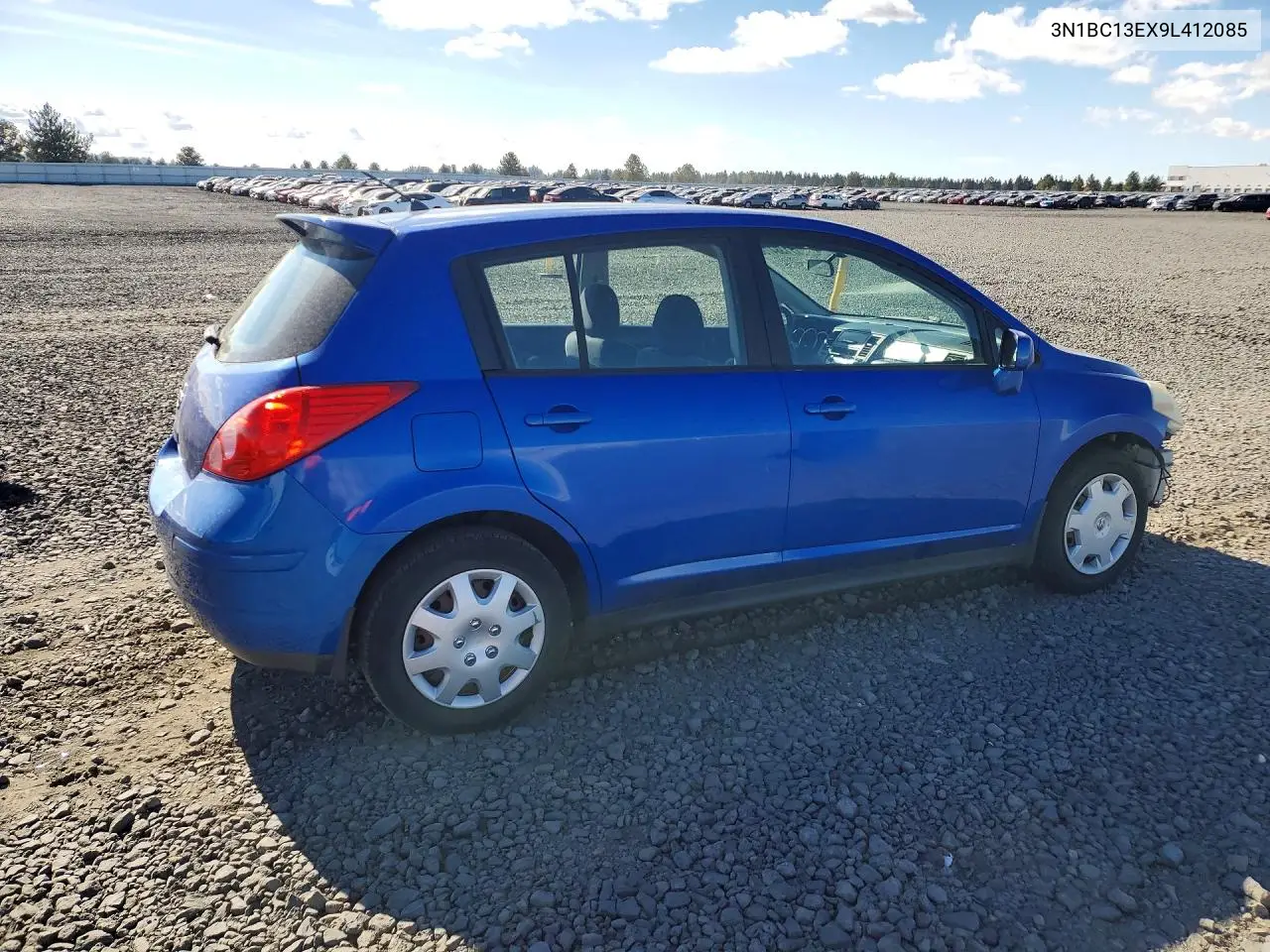 2009 NISSAN VERSA VIN 3N1BC13EX9L412085 — фото 3