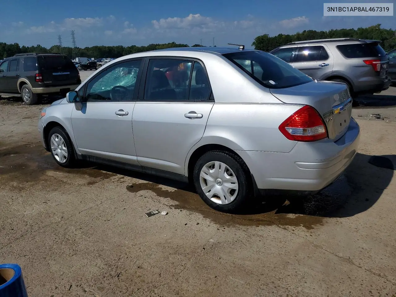 2010 NISSAN VERSA VIN 3N1BC1AP8AL467319 — фото 2