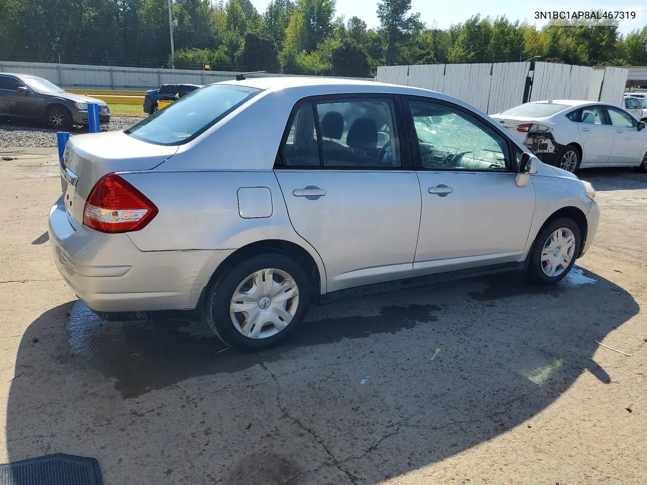 2010 NISSAN VERSA VIN 3N1BC1AP8AL467319 — фото 3