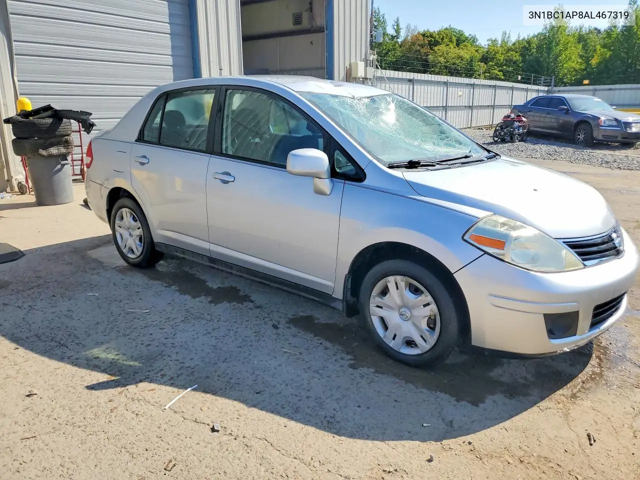2010 NISSAN VERSA VIN 3N1BC1AP8AL467319 — фото 4