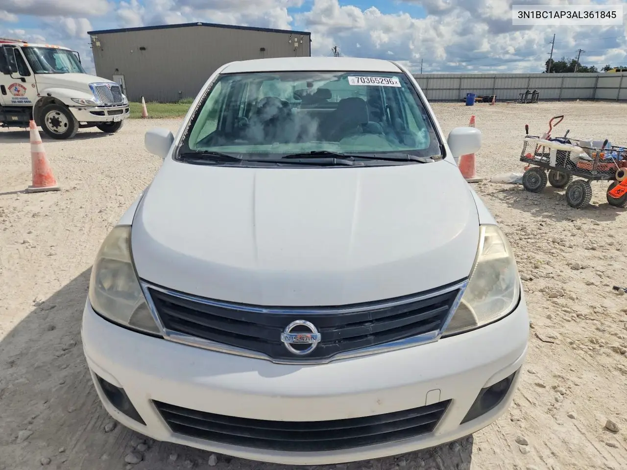 2010 NISSAN VERSA VIN 3N1BC1AP3AL361845 — фото 5
