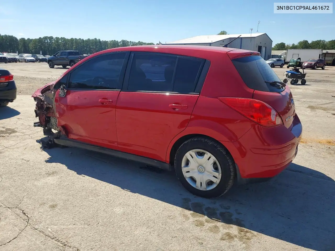 2010 NISSAN VERSA VIN 3N1BC1CP9AL461672 — фото 2