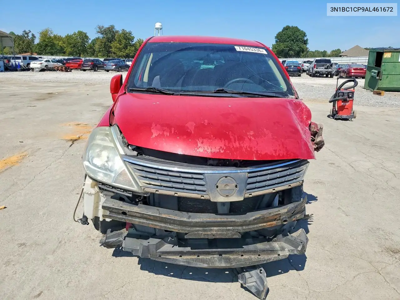 2010 NISSAN VERSA VIN 3N1BC1CP9AL461672 — фото 5