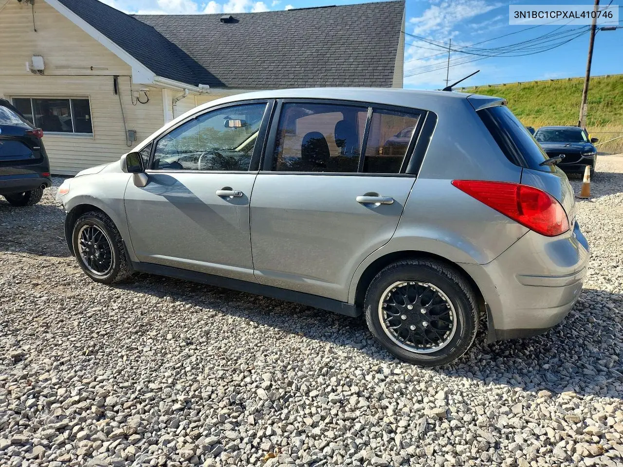 2010 NISSAN VERSA VIN 3N1BC1CPXAL410746 — фото 2