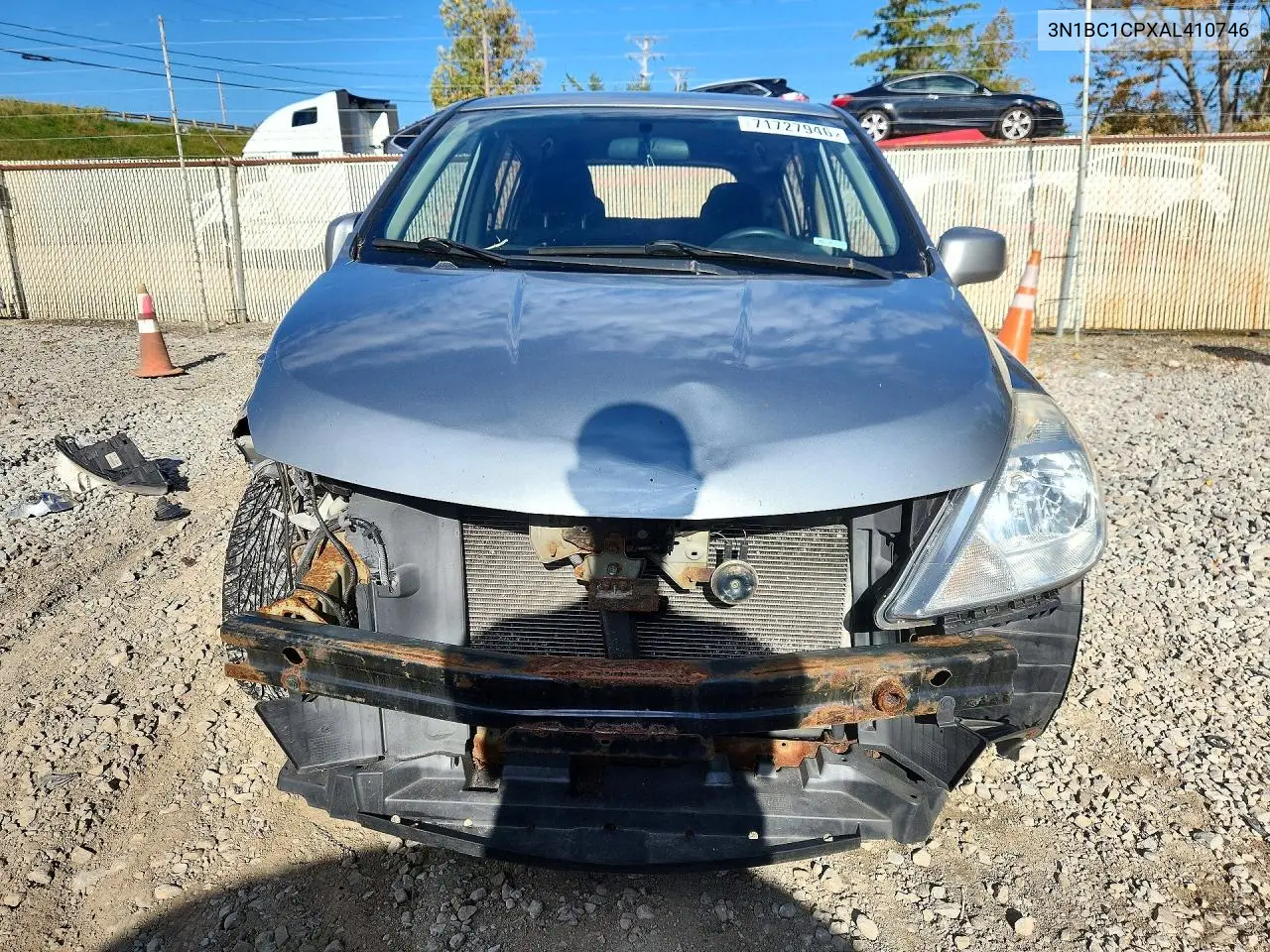 2010 NISSAN VERSA VIN 3N1BC1CPXAL410746 — фото 5