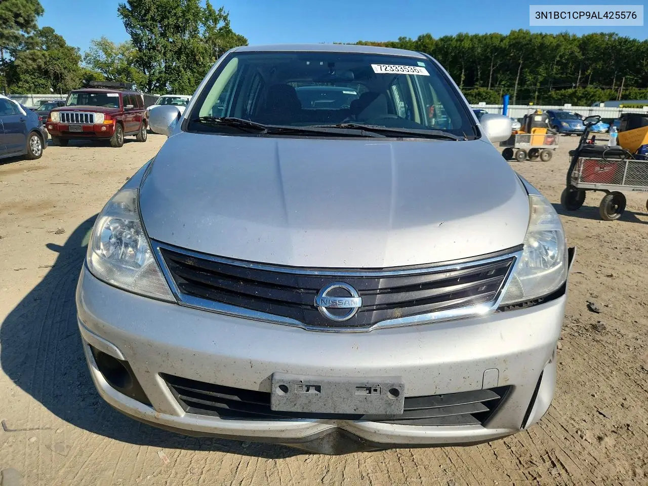 2010 NISSAN VERSA VIN 3N1BC1CP9AL425576 — фото 5