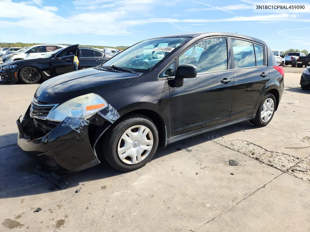 NISSAN VERSA 2010, VIN 3N1BC1CP8AL459590