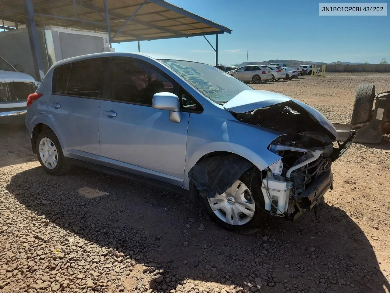 2011 NISSAN VERSA VIN 3N1BC1CP0BL434202 — фото 4