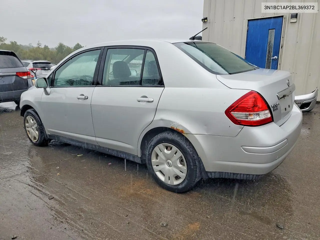 2011 NISSAN VERSA VIN 3N1BC1AP2BL369372 — фото 2