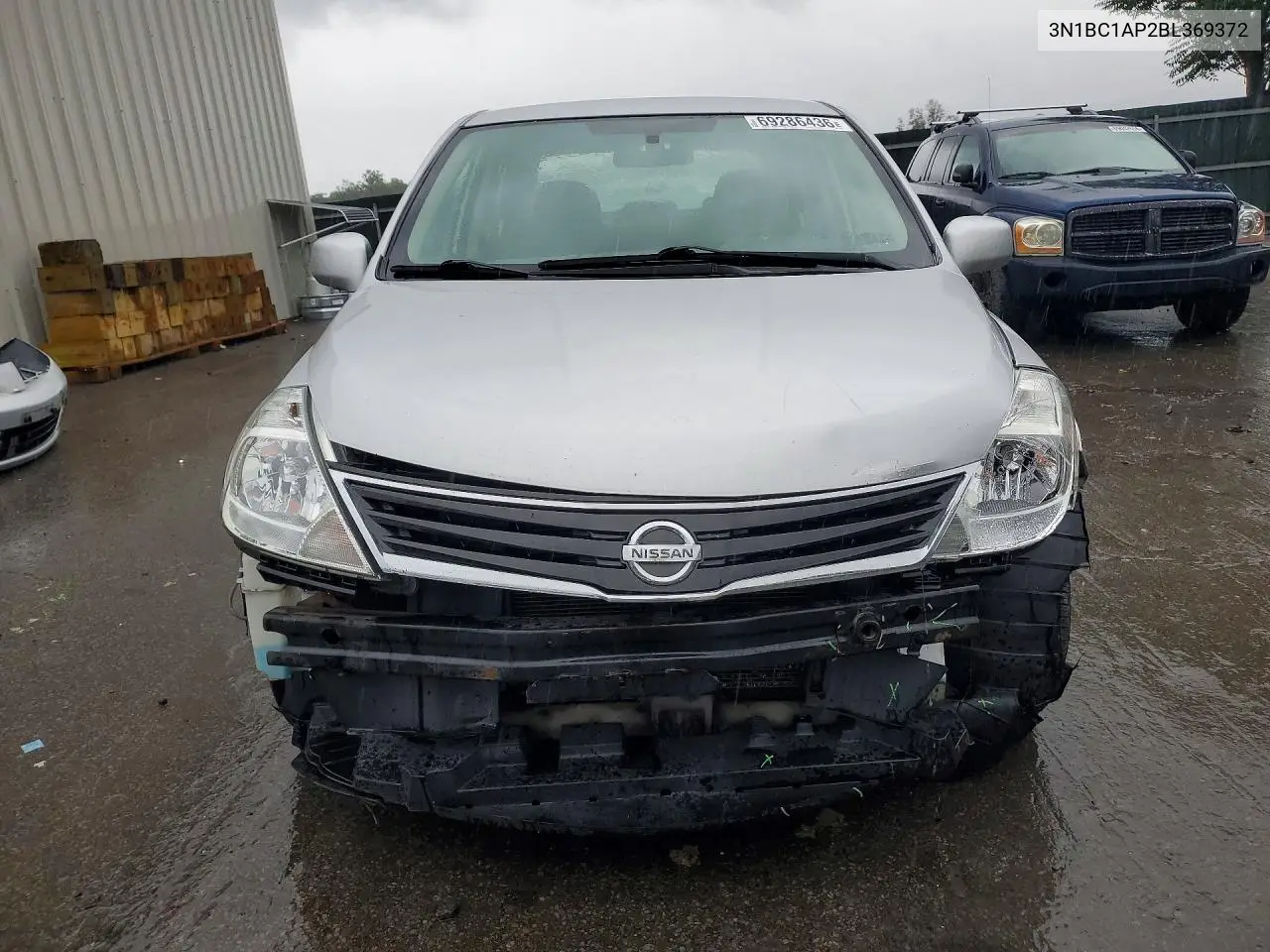 2011 NISSAN VERSA VIN 3N1BC1AP2BL369372 — фото 5