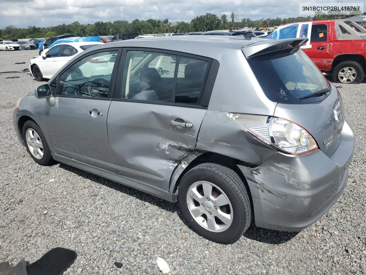 2011 NISSAN VERSA VIN 3N1BC1CP2BL416767 — фото 2