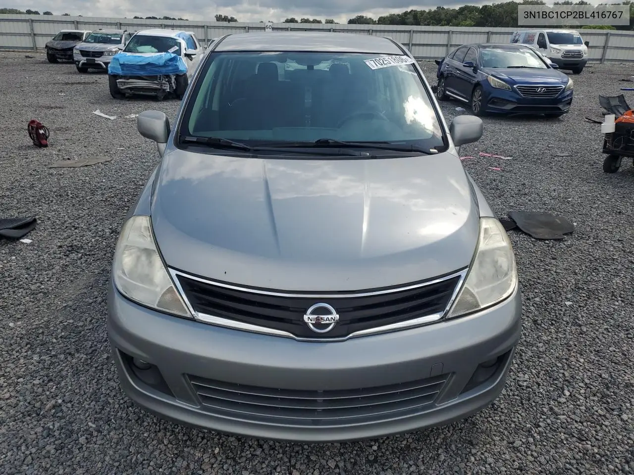 2011 NISSAN VERSA VIN 3N1BC1CP2BL416767 — фото 5