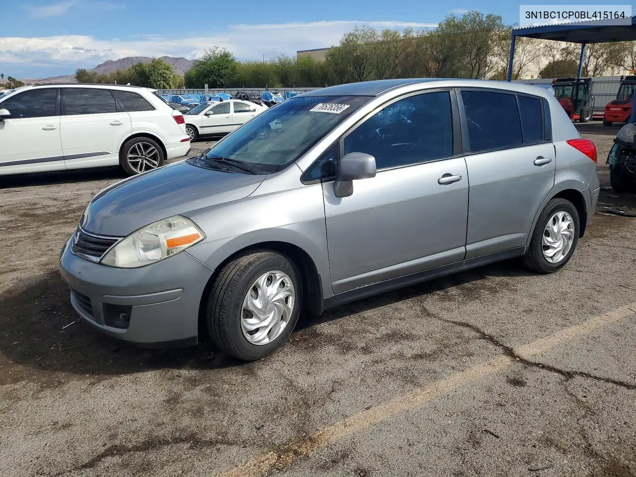NISSAN VERSA 2011, VIN 3N1BC1CP0BL415164