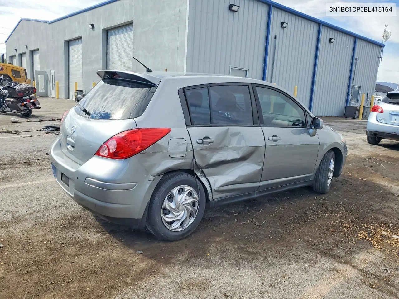 2011 NISSAN VERSA VIN 3N1BC1CP0BL415164 — фото 3