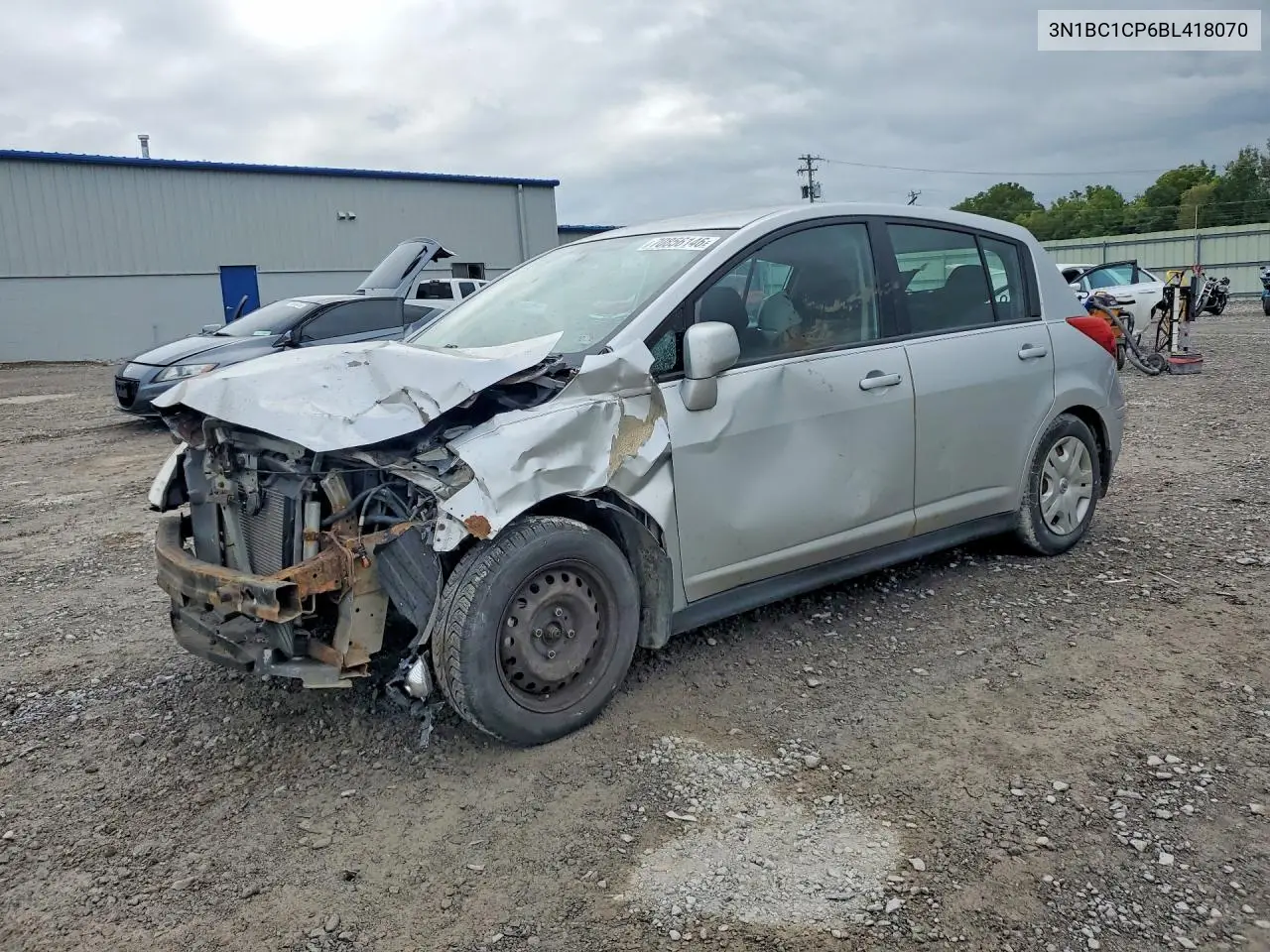 NISSAN VERSA 2011, VIN 3N1BC1CP6BL418070