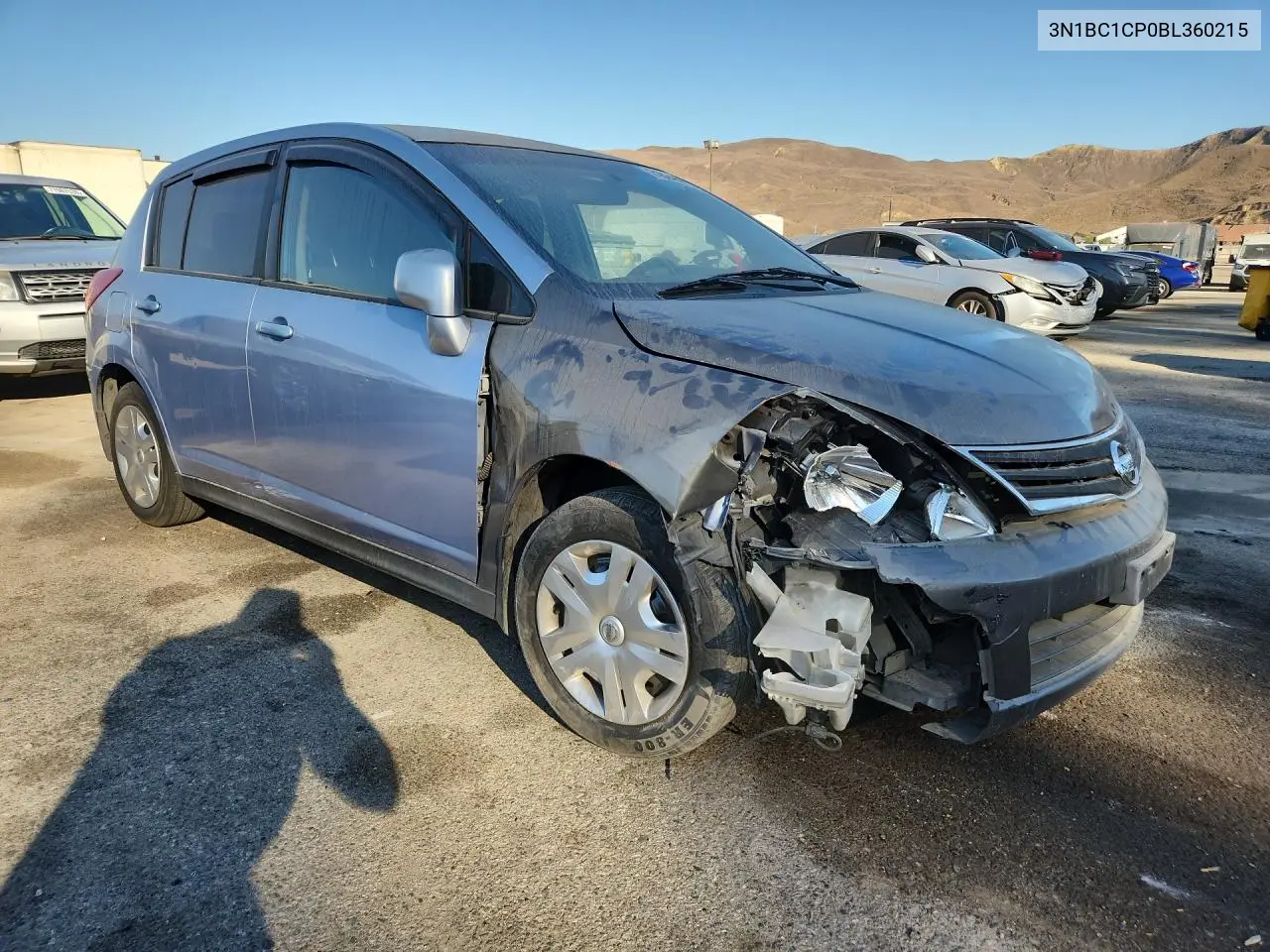 2011 NISSAN VERSA VIN 3N1BC1CP0BL360215 — фото 4