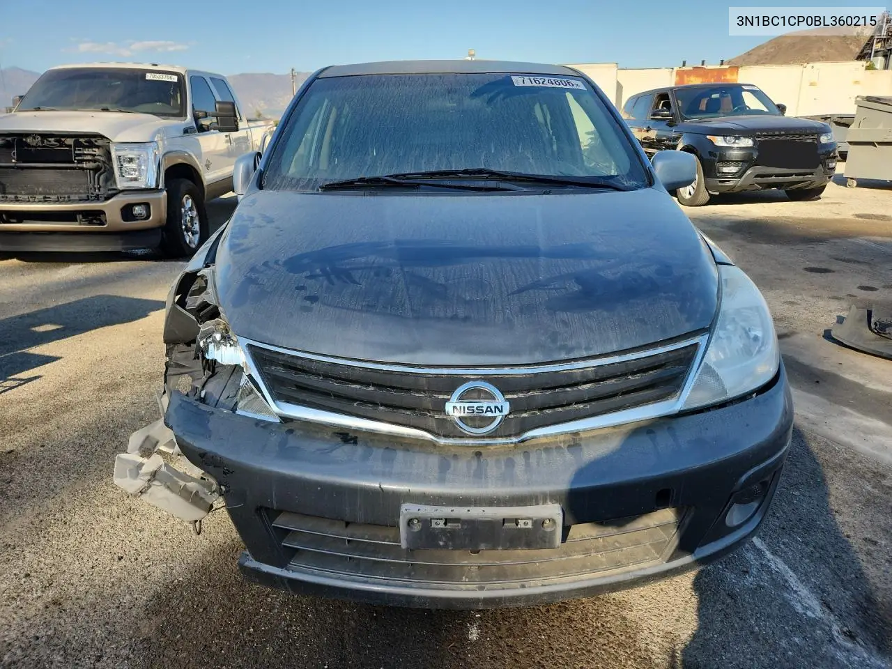 2011 NISSAN VERSA VIN 3N1BC1CP0BL360215 — фото 5