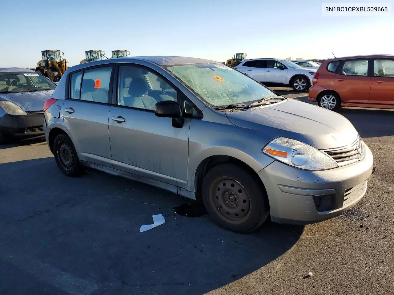 2011 NISSAN VERSA VIN 3N1BC1CPXBL509665 — фото 4