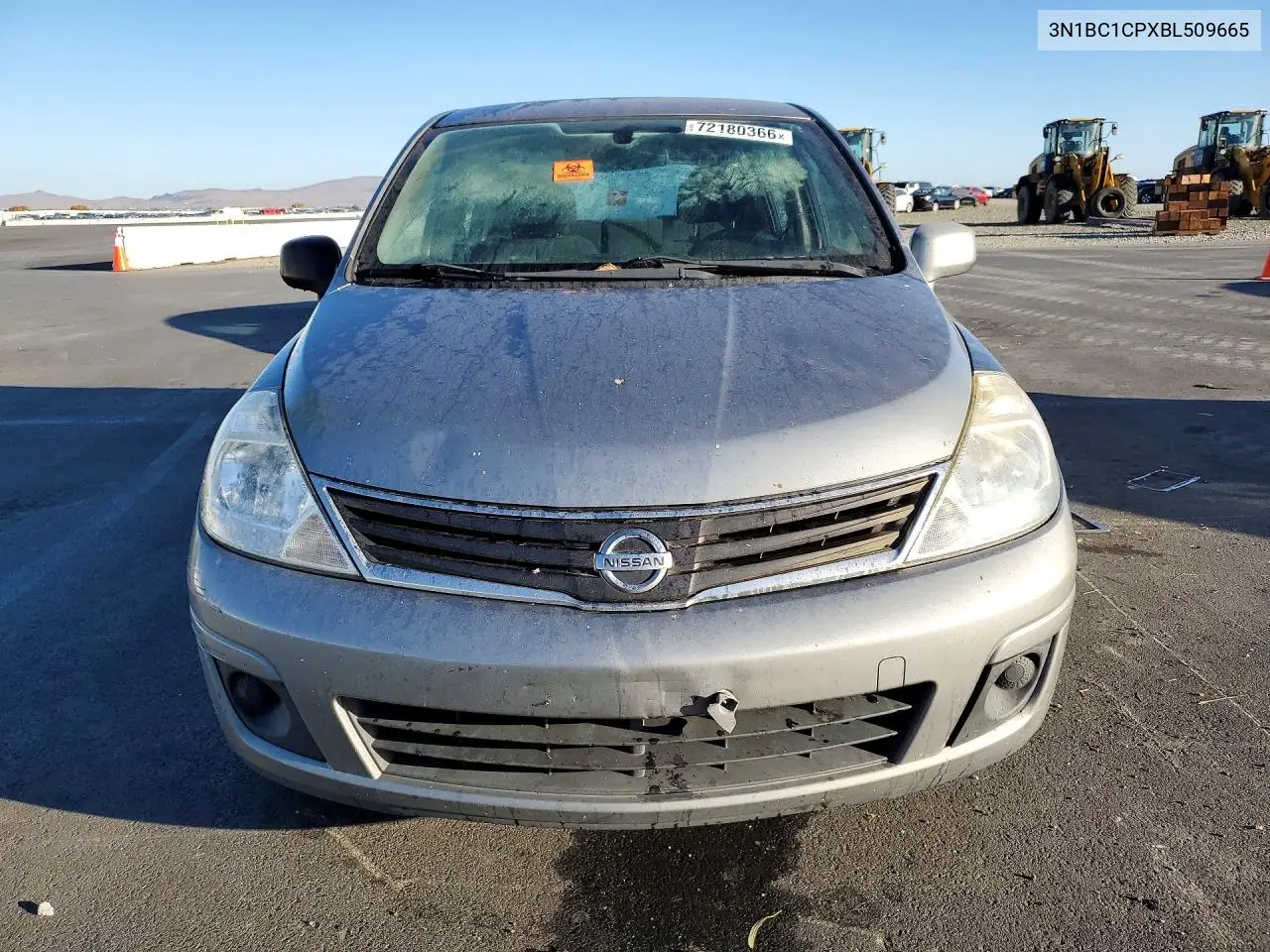 2011 NISSAN VERSA VIN 3N1BC1CPXBL509665 — фото 5