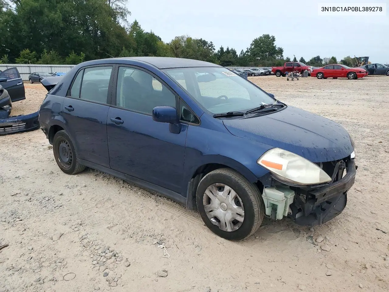 2011 NISSAN VERSA VIN 3N1BC1AP0BL389278 — фото 4