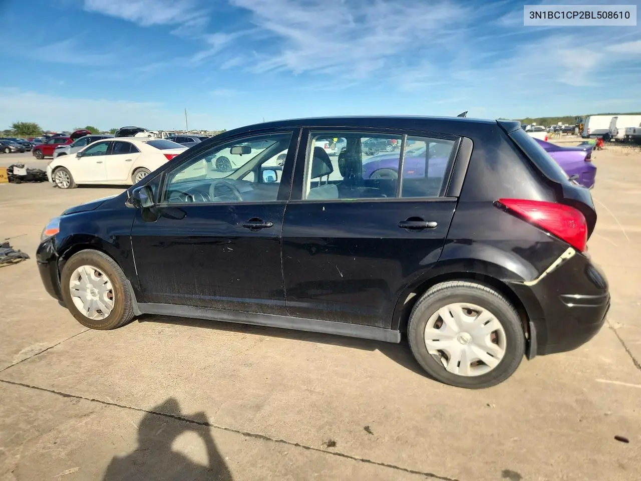 2011 NISSAN VERSA VIN 3N1BC1CP2BL508610 — фото 2