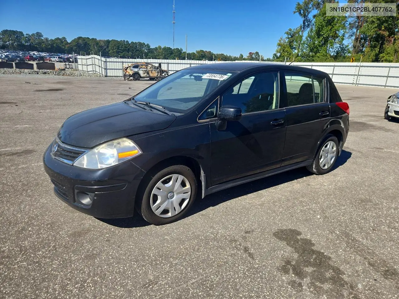 NISSAN VERSA 2011, VIN 3N1BC1CP2BL407762