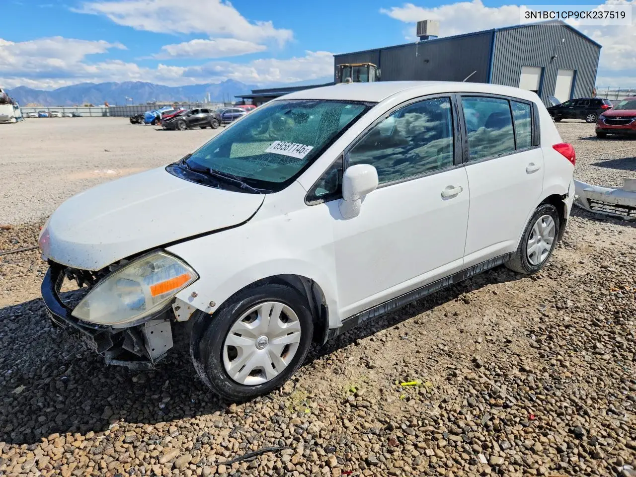 NISSAN VERSA 2012, VIN 3N1BC1CP9CK237519