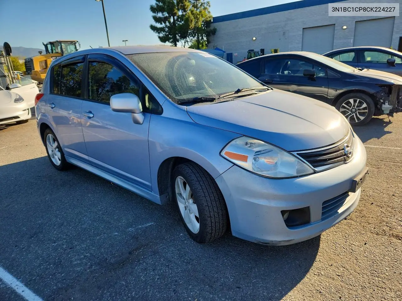2012 NISSAN VERSA VIN 3N1BC1CP8CK224227 — фото 4