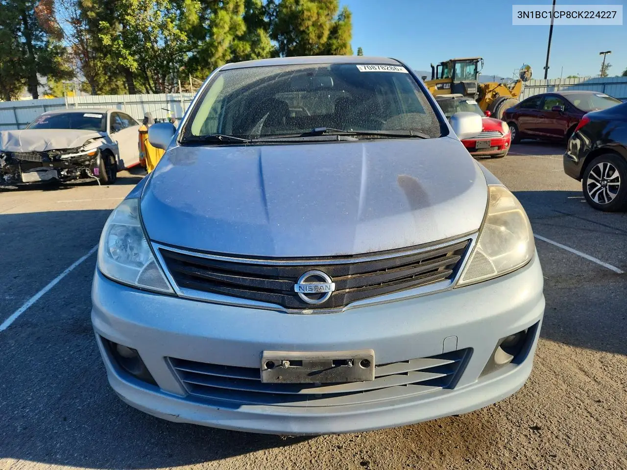 2012 NISSAN VERSA VIN 3N1BC1CP8CK224227 — фото 5