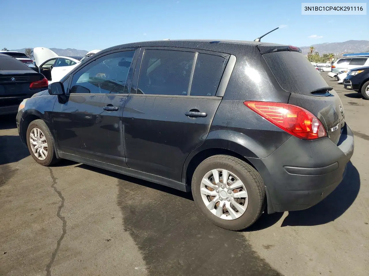 2012 NISSAN VERSA VIN 3N1BC1CP4CK291116 — фото 2