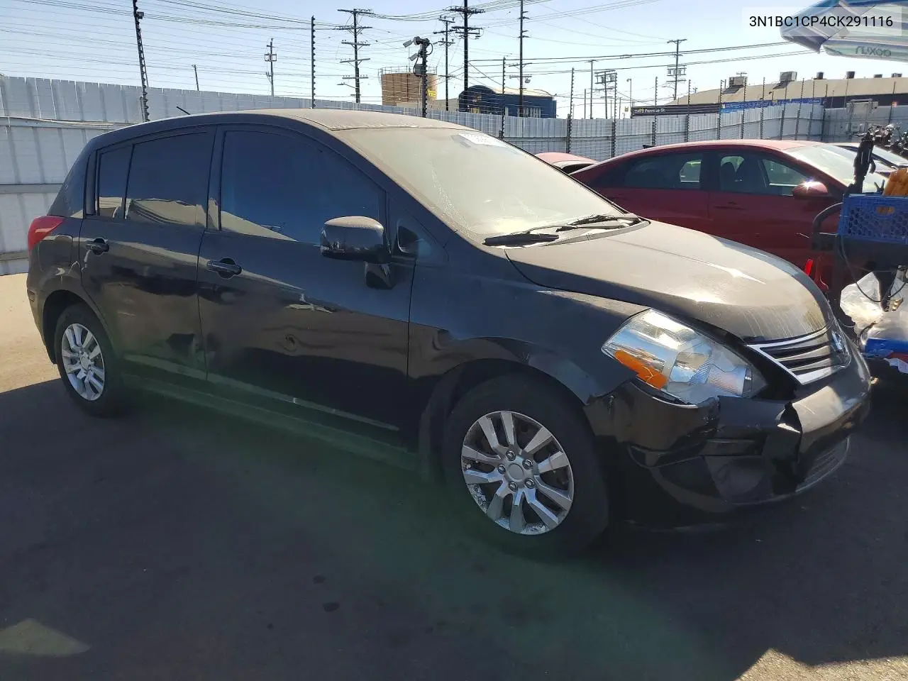 2012 NISSAN VERSA VIN 3N1BC1CP4CK291116 — фото 4
